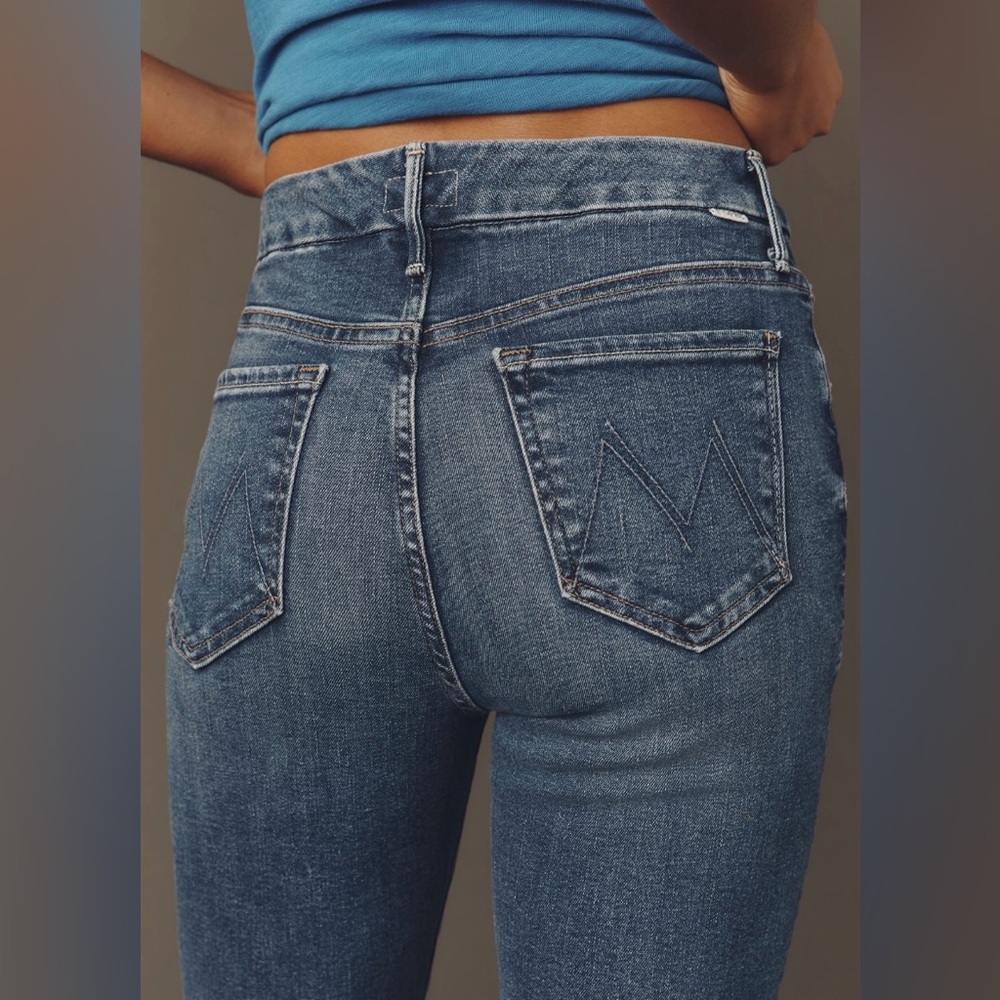 MOTHER High Rise Blue Jeans - Picture 7 of 16